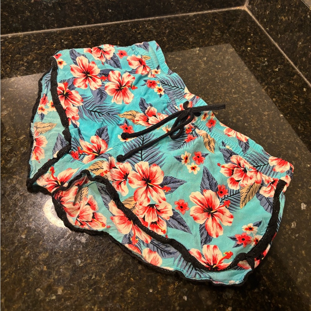 PJ SALVAGE Floral Print Sleep Shorts
